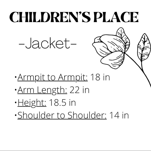 CHILDREN’S PLACE Jacket KIDS XXL Denim Jean Jacket - Picture 6 of 6